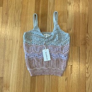 Heartloom knit tank, medium